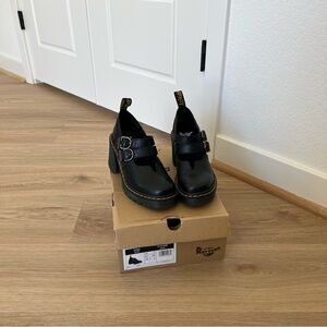 EVIE Black Buckle Shoes